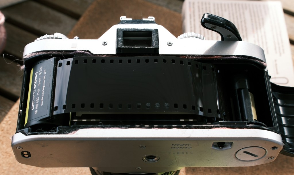 Und dann wurde der erste Film eingelegt.